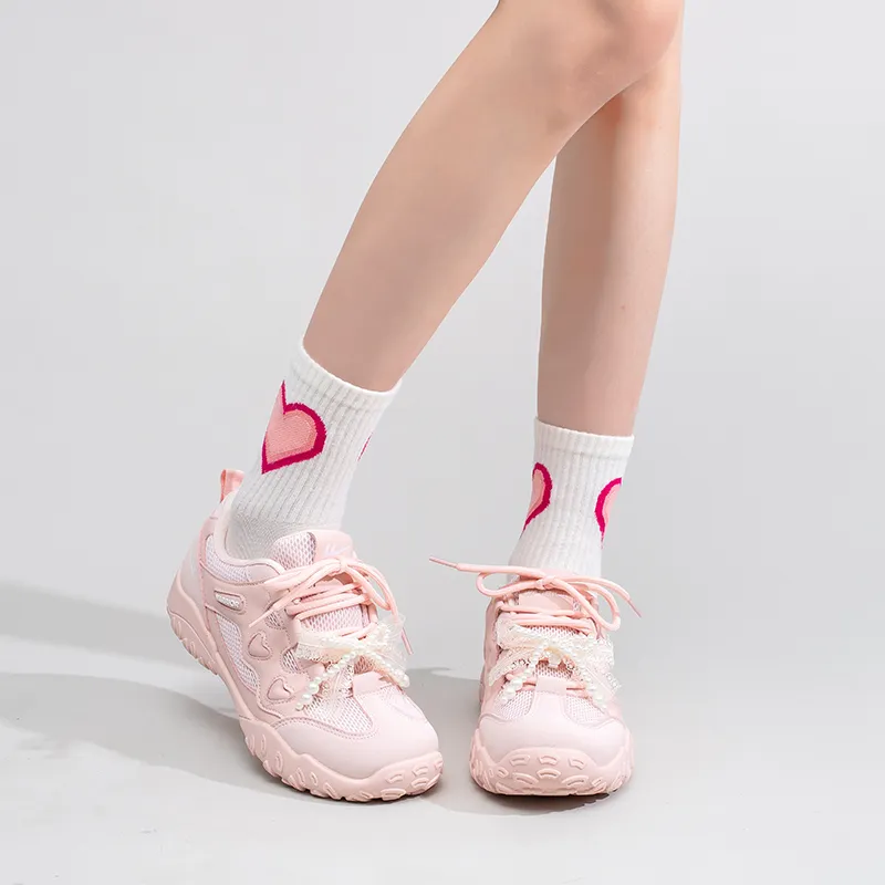 Warrior Abrasion Resistant Low Top Casual Shoes Women's Pink-5