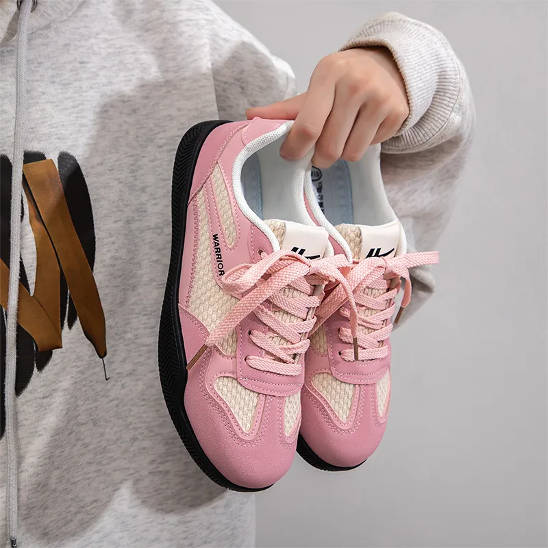 Warrior Warrior De Training Shoes Lightweight Low Top Casual Shoes Women's Pink Beige 1.0-9