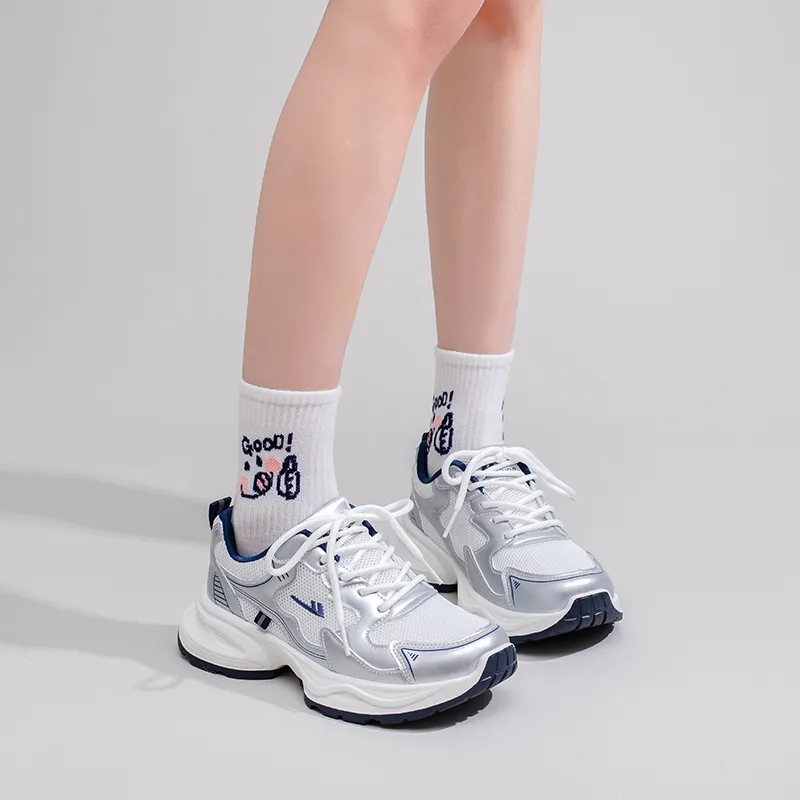 Warrior Lightweight Shock Absorbers Low Top Chunky Sneakers Women's-5