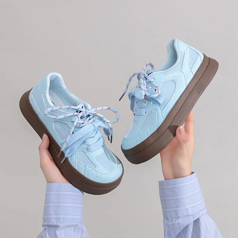 Warrior Warrior Lightweight Low Top Skateboard Shoes Women's Light Blue 1.0-9