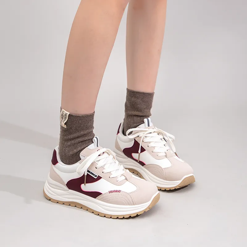 Warrior Abrasion Resistant Low Top Chunky Sneakers Women's-6