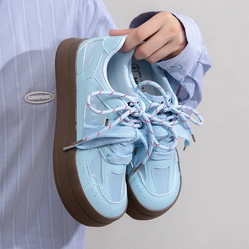 Warrior Warrior Lightweight Low Top Skateboard Shoes Women's Light Blue 1.0-8