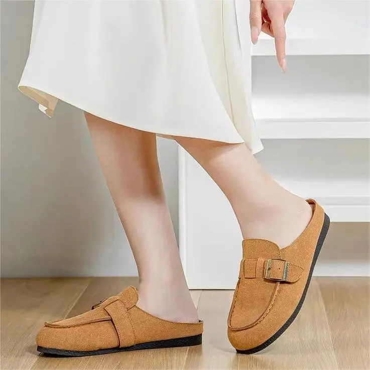 Warrior Women's Casual Shoes Low Heel Women's Brown-6