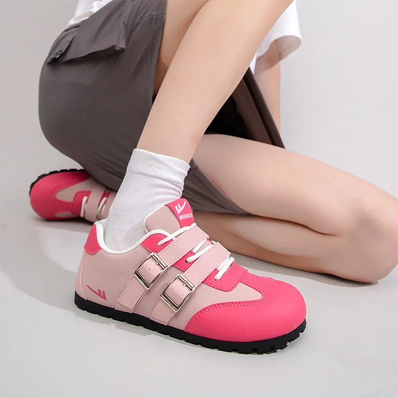 Warrior German Army Trainers Lightweight Low Top Casual Shoes Women's Pink 1.0-7