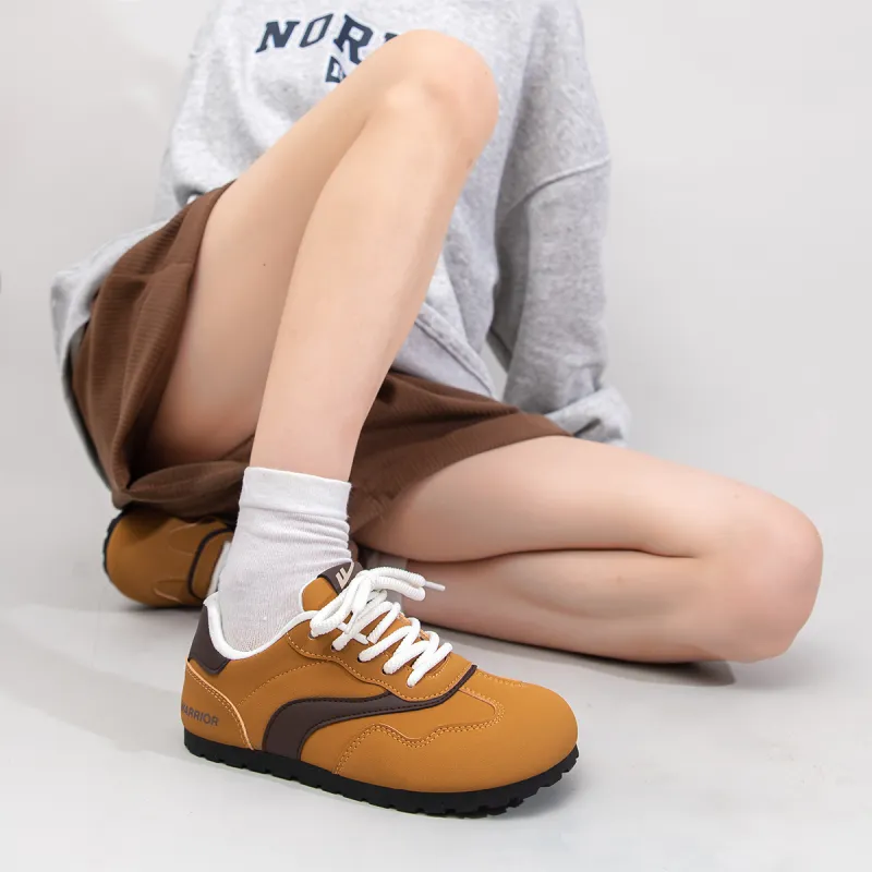 Warrior Warrior De Training Shoes Lightweight Low-Top Casual Shoes Women's Light Brown Beige 1.0-7