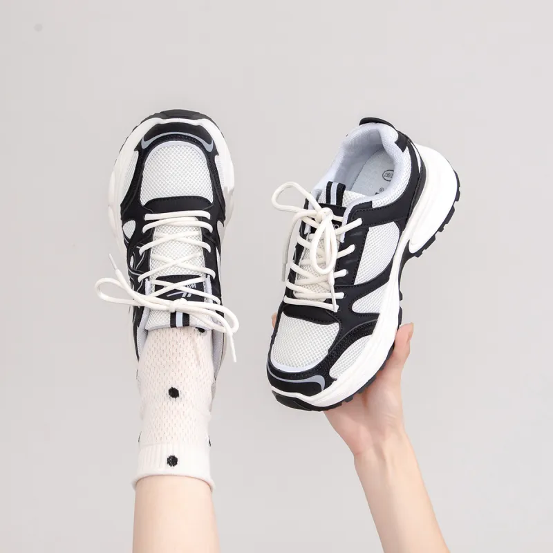 Warrior Warrior Durable Lightweight And Breathable Low-Top Casual Shoes Women's Black Beige-4