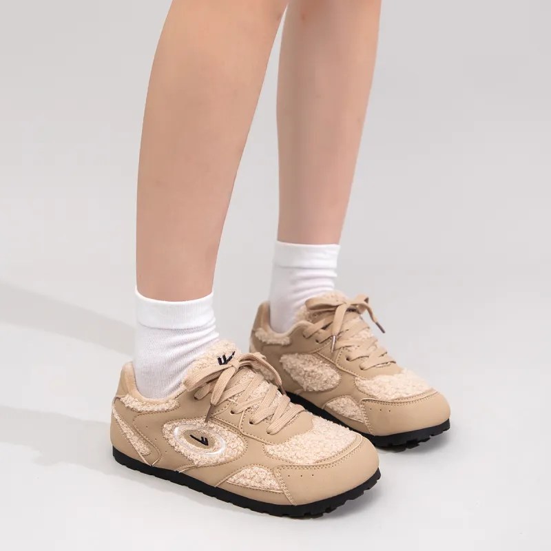 Warrior Warrior Anti Slip Wear Resistant Low Top Casual Shoes Women's Khaki-5