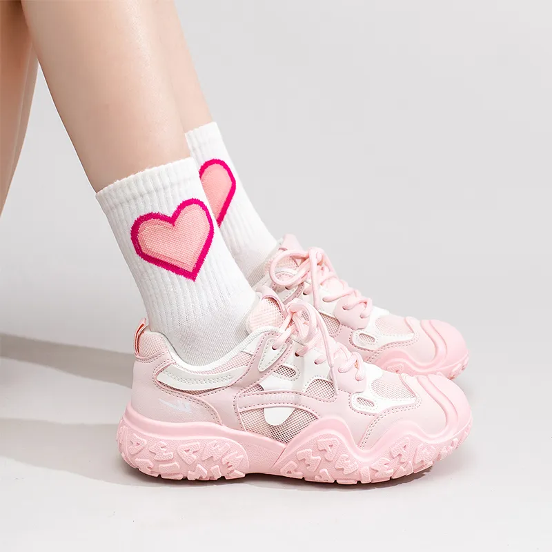 Warrior Abrasion Resistant Low Top Casual Shoes Women's Pink Beige-7