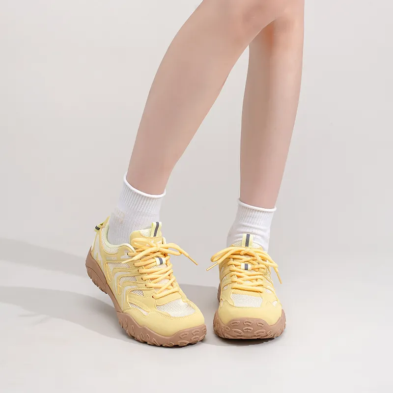 Warrior Abrasion Resistant Low Top Casual Shoes Women's Lemon-7