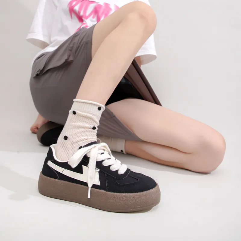 Warrior German Army Trainers Lightweight Wear Resistant And Slip Resistant Low Top Canvas Shoes Women's Black Beige 2.0-9