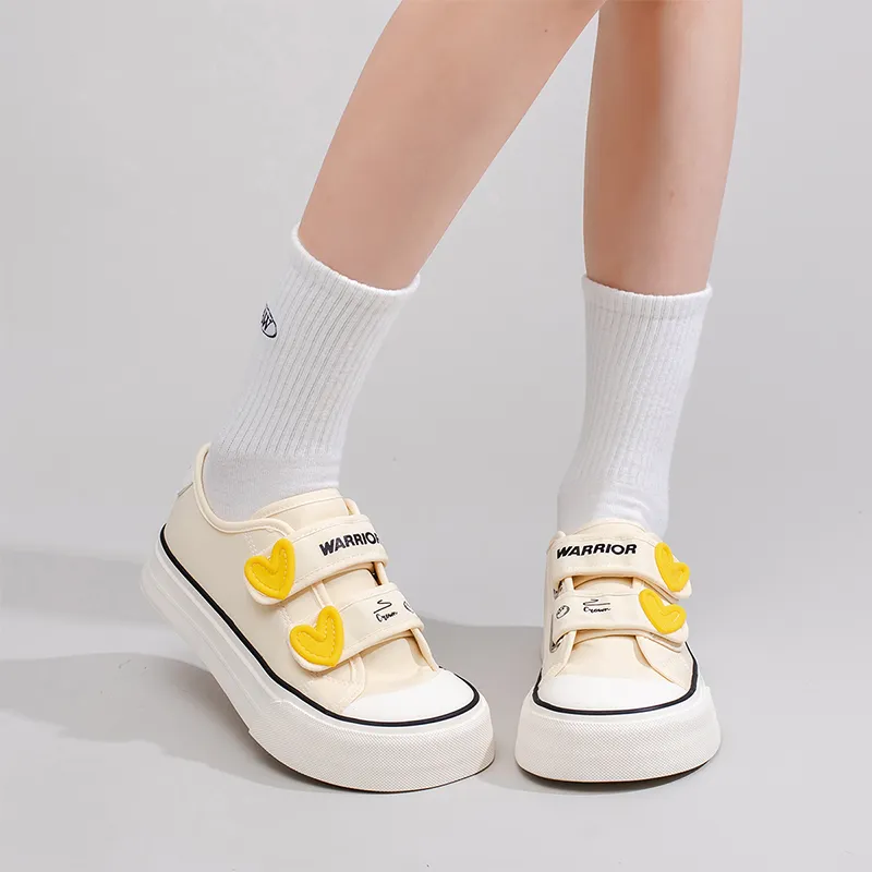 Warrior Abrasion Resistant Low Top Casual Shoes Women's Light Yellow-6