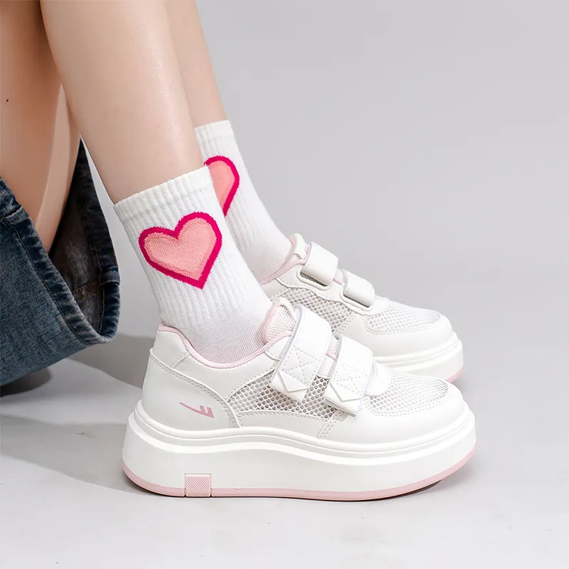 Warrior Abrasion Resistant Slip Resistant Low Top Casual Shoes Women's Beige Pink-7