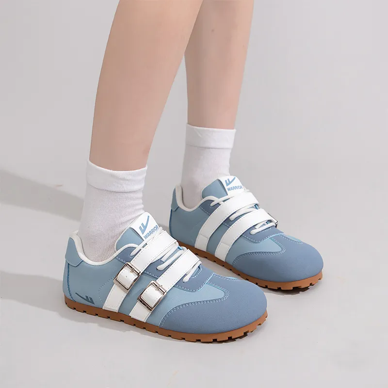 Warrior German Army Trainers Lightweight Low Top Casual Shoes Women's Blue 1.0-7