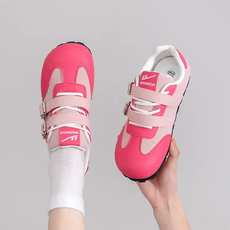Warrior German Army Trainers Lightweight Low Top Casual Shoes Women's Pink 1.0-5