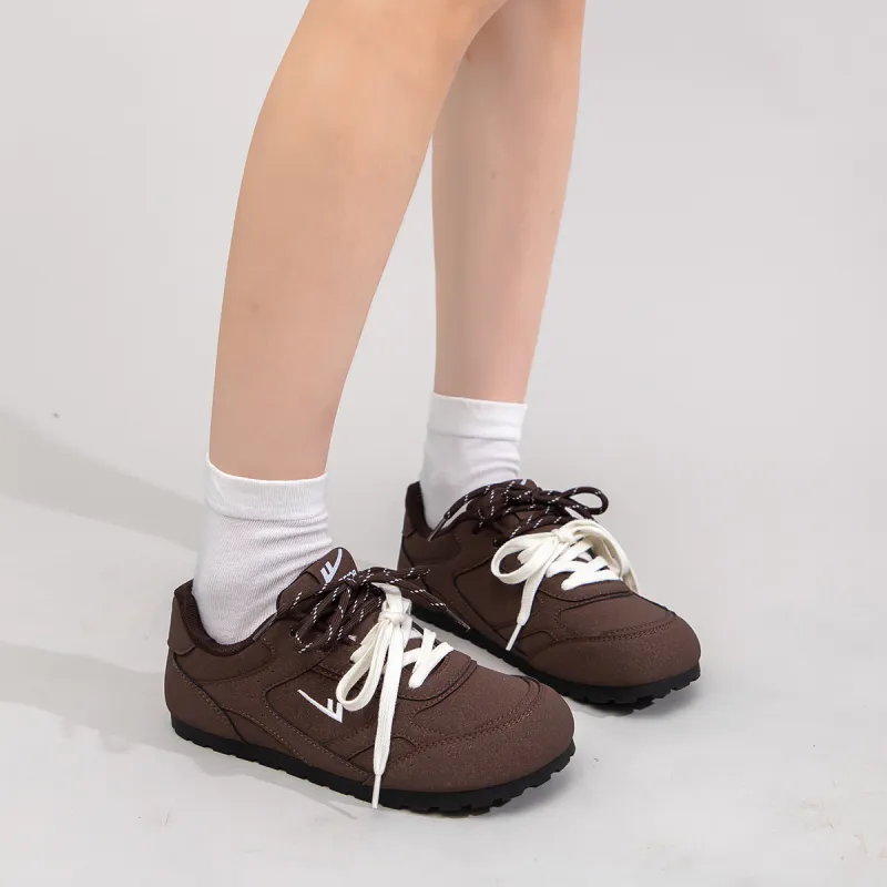 Warrior Warrior Lightweight Anti Slip Low Top Casual Shoes Women's Black Brown-6