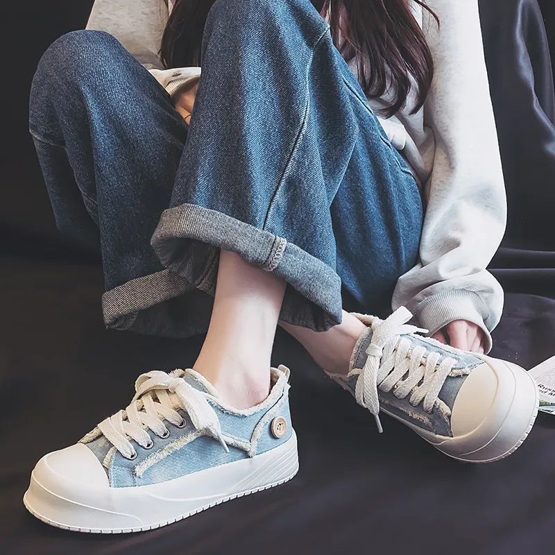 Warrior Wear resistant And Lightweight Canvas Shoes Women's Light Blue-6