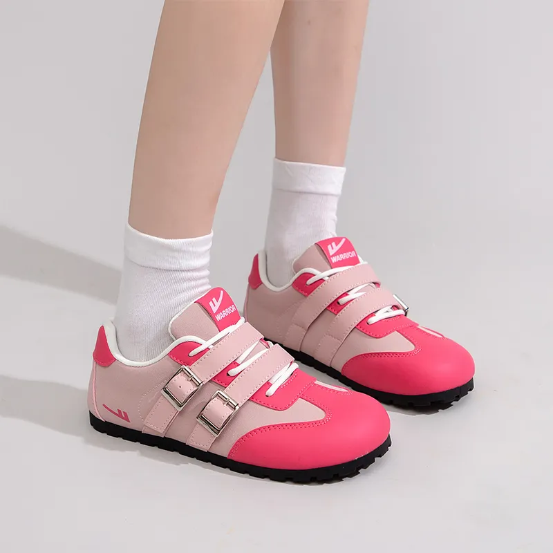 Warrior German Army Trainers Lightweight Low Top Casual Shoes Women's Pink 1.0-6