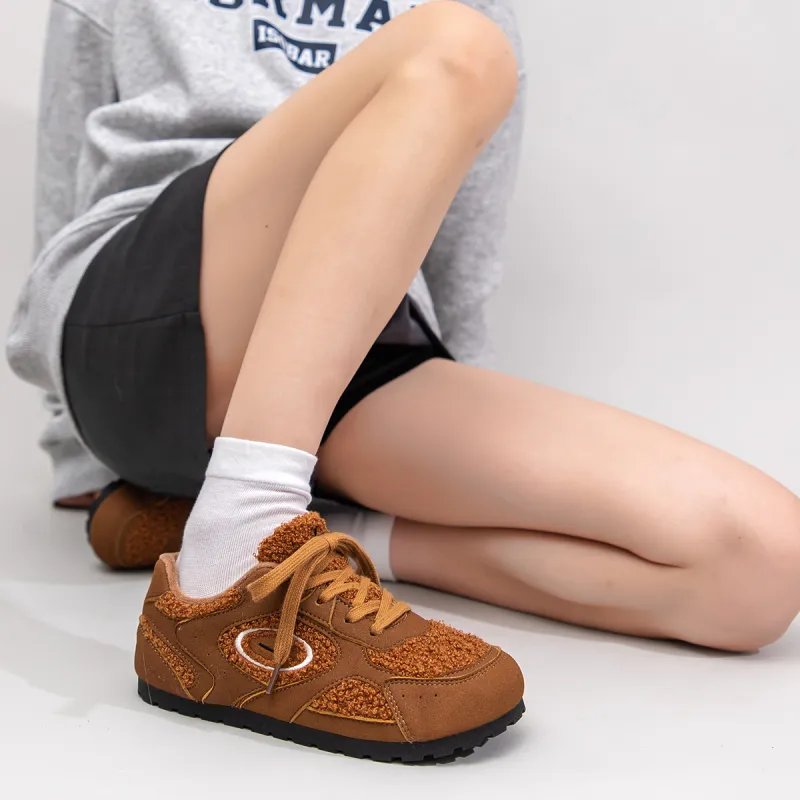 Warrior Warrior Abrasion Resistant Low Top Casual Shoes Women's Brown-7