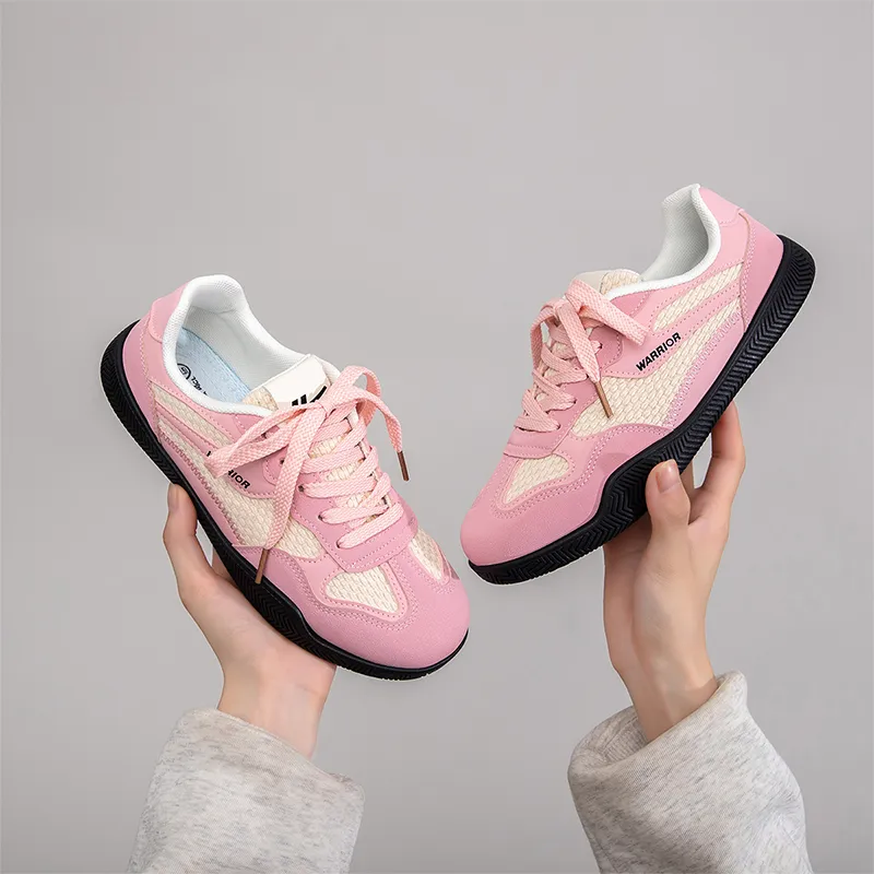 Warrior Warrior De Training Shoes Lightweight Low Top Casual Shoes Women's Pink Beige 1.0-5