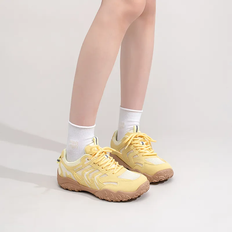 Warrior Abrasion Resistant Low Top Casual Shoes Women's Lemon-6