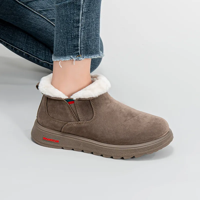 Warrior Warrior Warm And Wear-Resistant Short Snow Boots Unisex-9