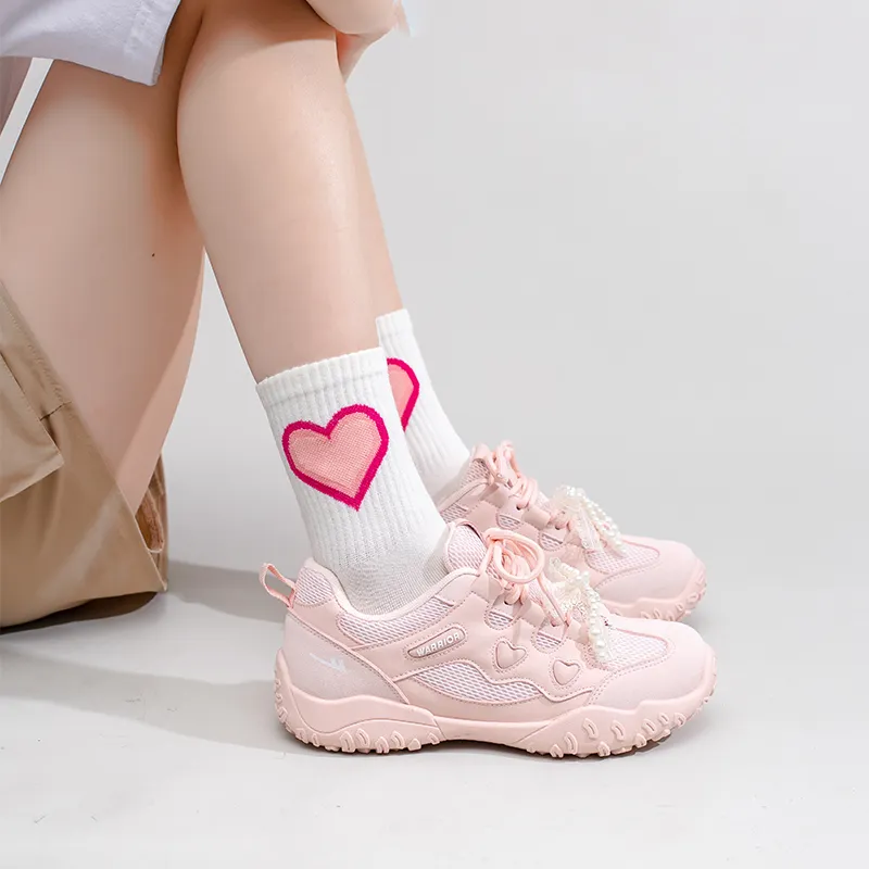 Warrior Abrasion Resistant Low Top Casual Shoes Women's Pink-6