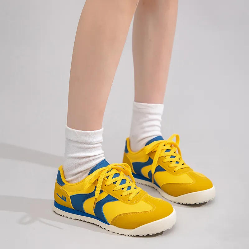 Warrior Warrior De Training Shoes Lightweight Low Top Casual Shoes Women's Yellow Royal Blue 1.0-5