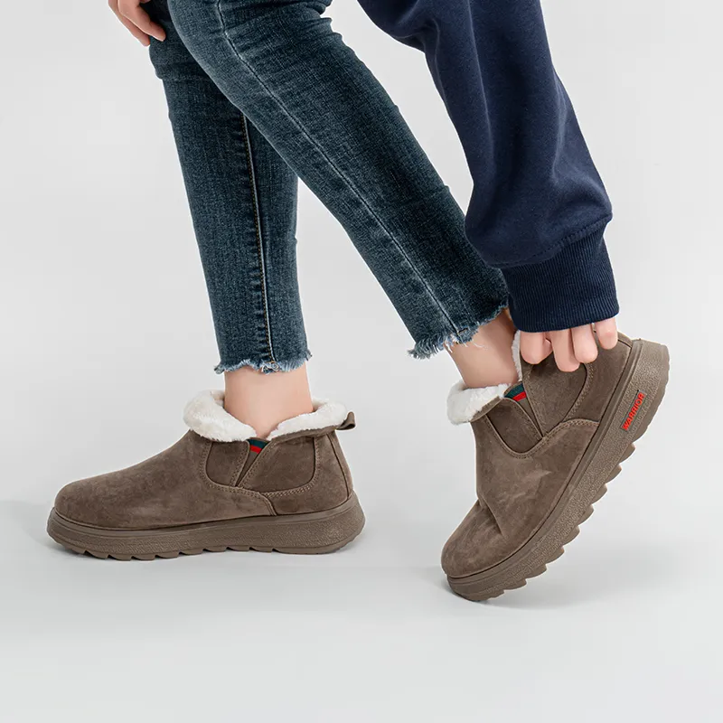 Warrior Warrior Warm And Wear-Resistant Short Snow Boots Unisex-8