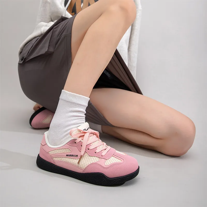 Warrior Warrior De Training Shoes Lightweight Low Top Casual Shoes Women's Pink Beige 1.0-8