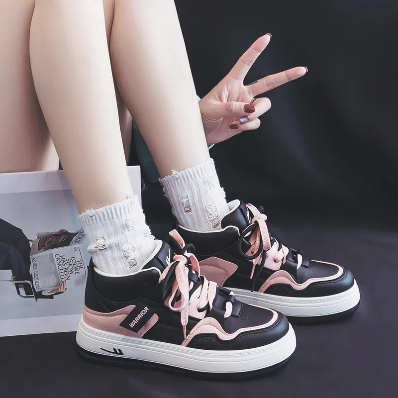 Warrior Thermal Height Increase High Top Skateboard Shoes Women's-16