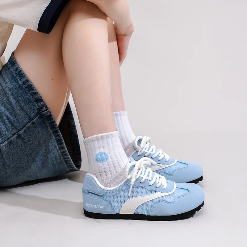 Warrior Abrasion Resistant Low Top Casual Shoes Women's Light Blue-7