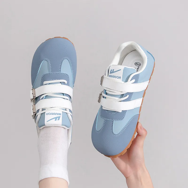 Warrior German Army Trainers Lightweight Low Top Casual Shoes Women's Blue 1.0-6