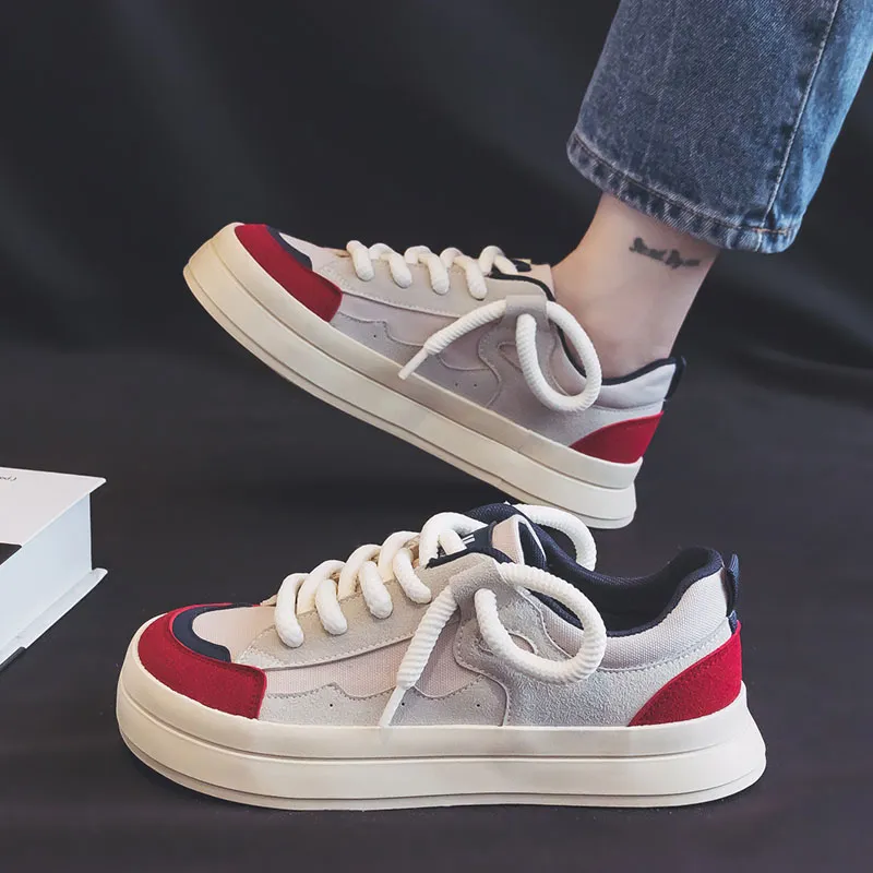 Warrior Warrior Wear resistant And Lightweight Low Top Canvas Shoes Women's Gray Blue Red-6