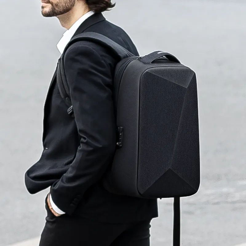 MARK RYDEN Nylon High capacity Backpack Regular Men's Elegant Black-7