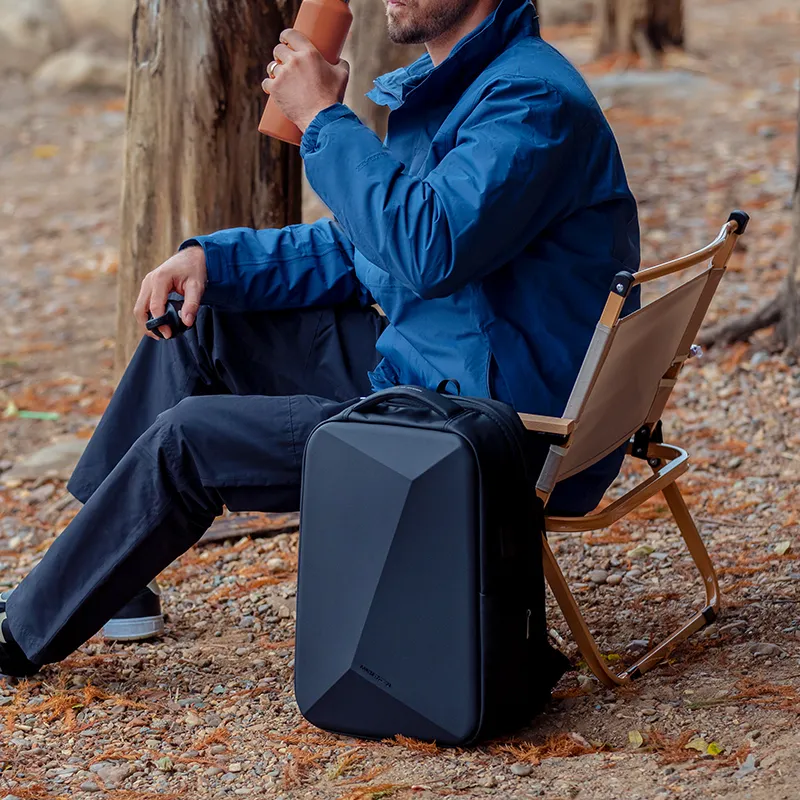 MARK RYDEN Nylon High capacity Backpack Regular Men's Elegant Black-5