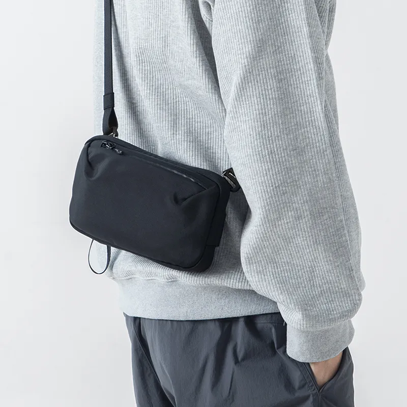 MARK RYDEN Oxford Sling Bag, Crossbody Bag, Shoulder Bag Men's Black-3