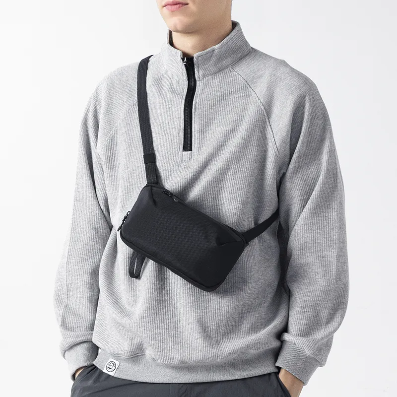 MARK RYDEN Oxford Sling Bag, Crossbody Bag, Shoulder Bag Men's Black-2