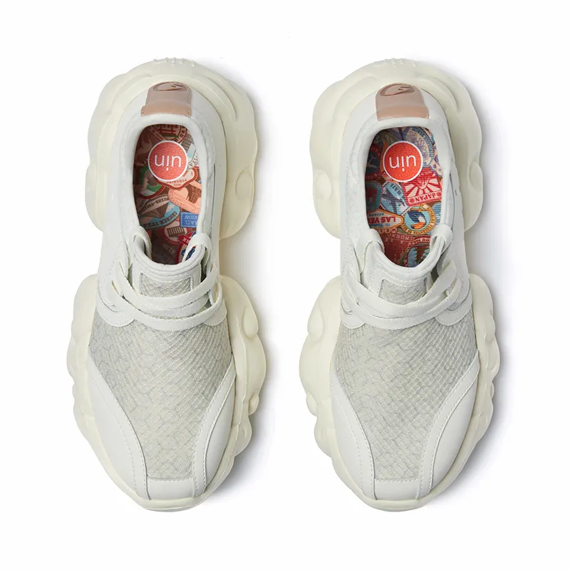 U.IN Painted Travel Cloud Collection Low Top Chunky Sneakers Women's-75