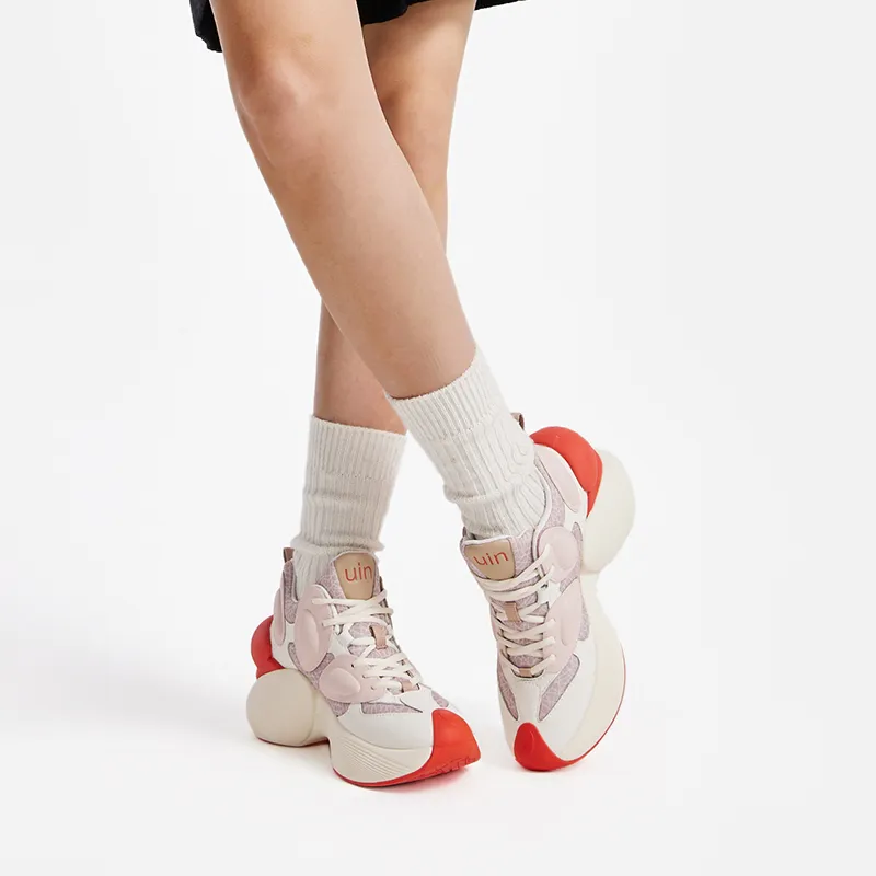 U.IN Painted Travel Shoes Bilbao A1 & A2 Artistic Collection Chunky Sneakers Women's-15