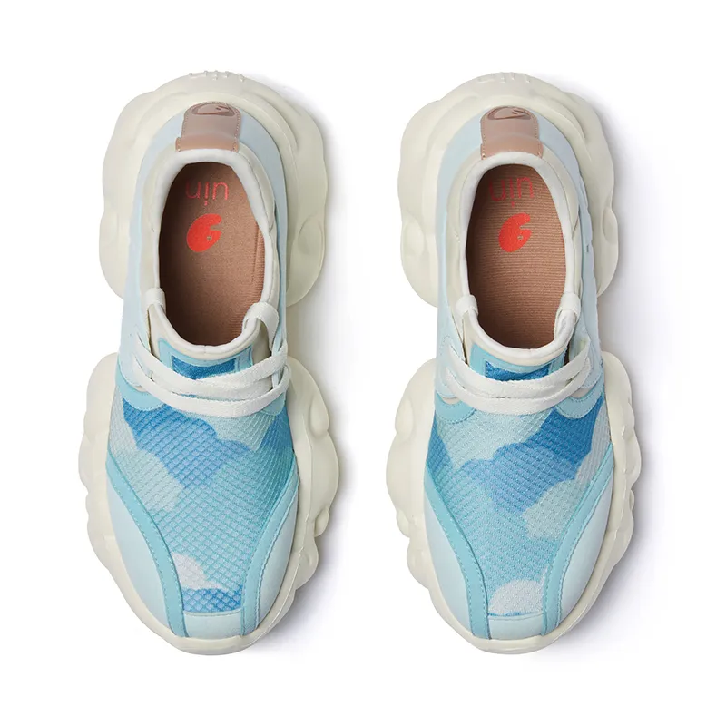U.IN Painted Travel Cloud Collection Low Top Chunky Sneakers Women's-87
