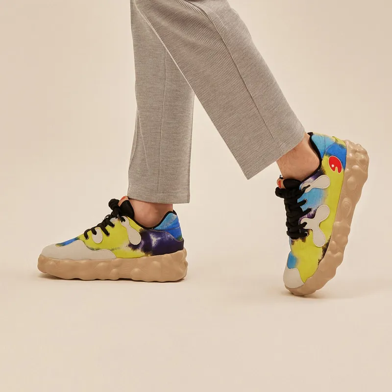 U.IN Painted Travel Shoes Figuras 1 Casual Shoes Men's-7