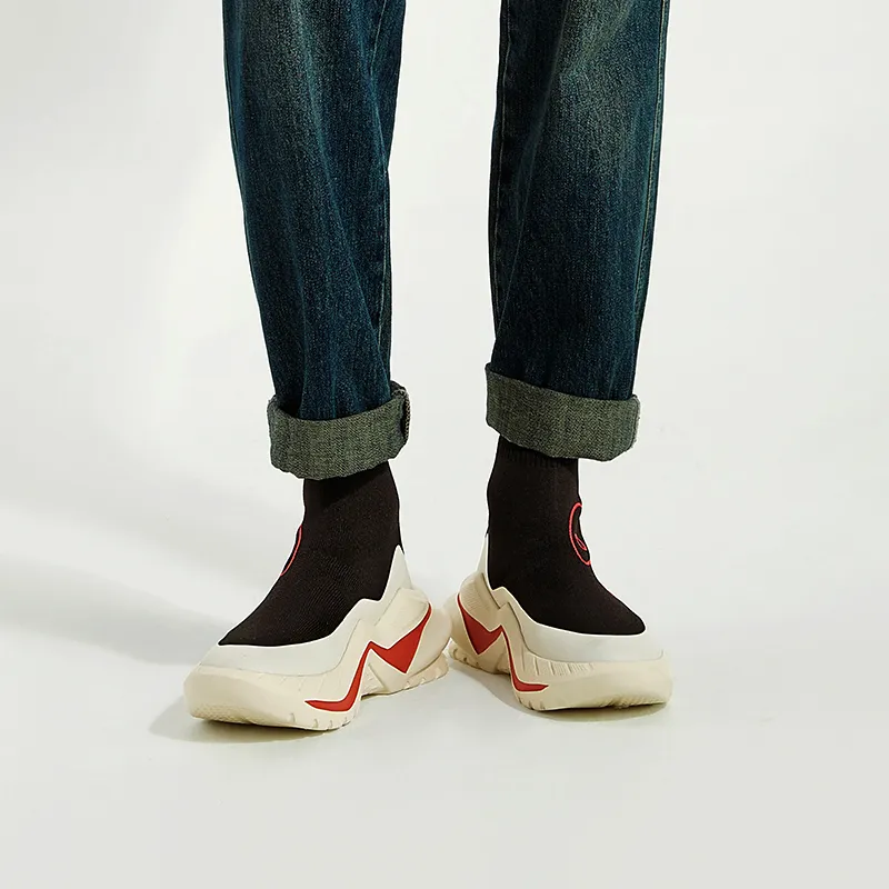 U.IN Painted Travel Shoes-Clarks 4-Color Collection Ankle Boots Unisex-20