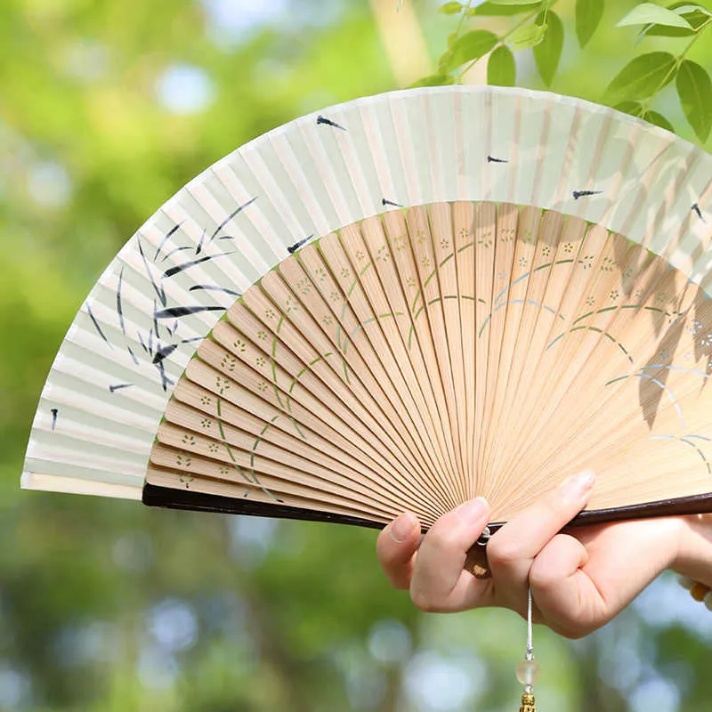 Pleasant language Fold Fan/Fan-19