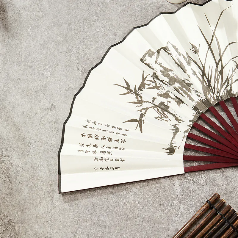 Pleasant Language Paper Folding Fan-10