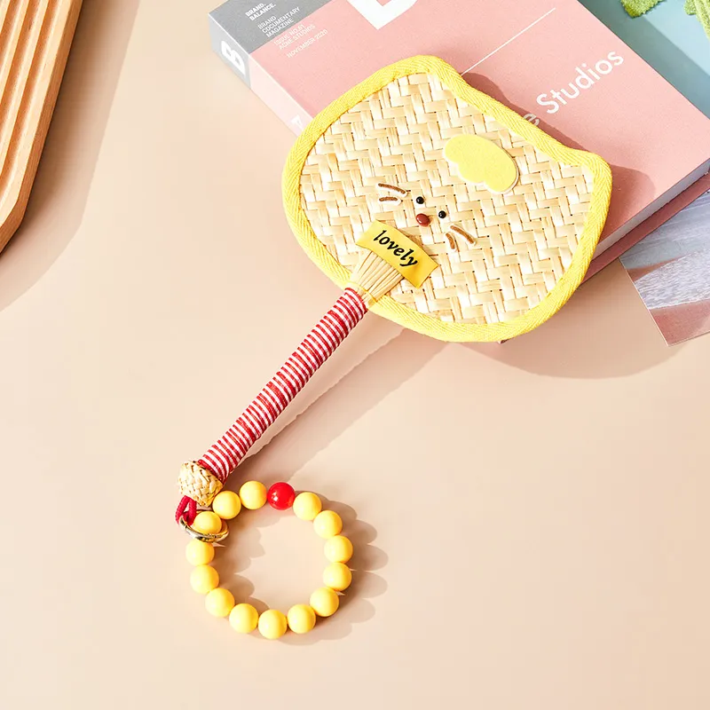Pleasant Language Wheat Straw Fan-5
