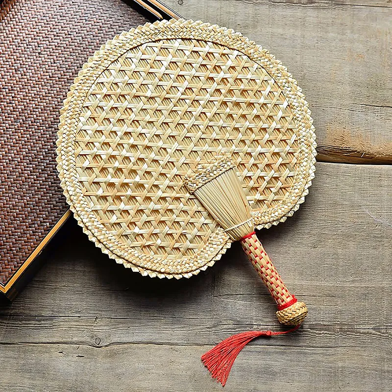 Pleasant Language Wheat Straw Fan-1