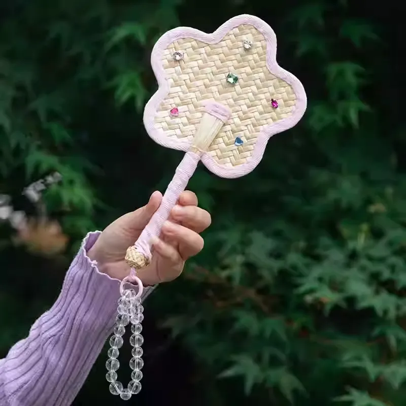 Pleasant Language Wheat Straw Fan-10