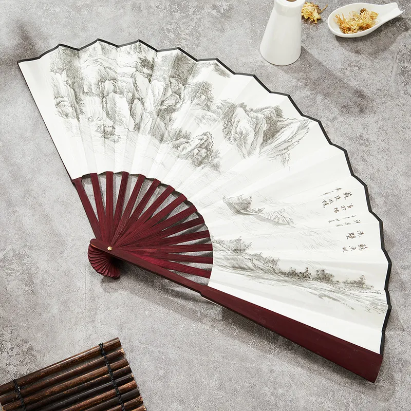 Pleasant Language Paper Folding Fan-12
