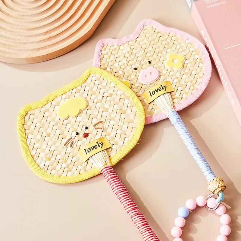 Pleasant Language Wheat Straw Fan-7