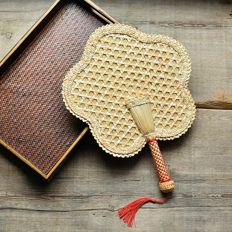 Pleasant Language Wheat Straw Fan-12